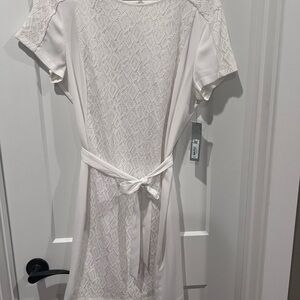 Apt. 9 White Lace Mini Dress